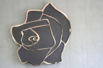 roosobject in brons, agnes bomers