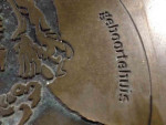 Detail plaquette Godefridus Henschenius, Agnes Bomers 2001