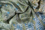 Dekselsgoed sjaal 1, zijde habotai, 180 cm x 66 cm