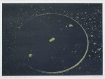 zonder titel, gomdruk 10, 30 x 40 cm, Agnes Bomers, 1990