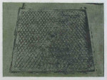 zonder titel, gomdruk 12, 30 x 40 cm, Agnes Bomers, 1990