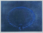 zonder titel, gomdruk 16, 30 x 40 cm, Agnes Bomers, 1990