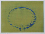 Zonder titel, gomdruk 1, 30 x 40 cm,  Agnes Bomers, 1990