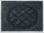 Zonder titel, gomdruk 3, 30 x 40 cm, Agnes Bomers 1990