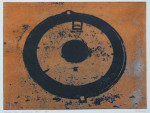 Zonder titel, gomdruk 4, 30 x 40 cm, Agnes Bomers 1990