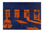 lichtval gebouw W JCKWII, 40 x 30 cm, gomdruk, 1996
