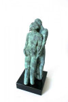 'lief paar', brons, Agnes Bomers