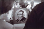 Plaquette Godefridus Henschenius, brons, Agnes Bomers 2001