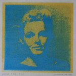 portret 227/535 Agnes Bomers, 25 x 25 cm, gomdruk, 1992