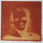 portret 339/224 Agnes Bomers, 25 x 25 cm, gomdruk, 1992