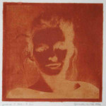 portret 339/411 Agnes Bomers, 25 x 25 cm, gomdruk, 1992