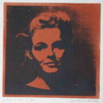 portret 339/708 Agnes Bomers, 25 x 25 cm, gomdruk, 1992