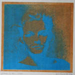portret 411/535 Agnes Bomers, 25 x 25 cm, gomdruk, 1992