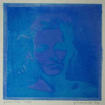 portret 512/535 Agnes Bomers, 25 x 25 cm, gomdruk, 1992