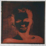 portret 533/339 Agnes Bomers, 25 x 25 cm, gomdruk, 1992