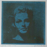 portret 535/403 Agnes Bomers, 25 x 25 cm, gomdruk, 1992