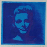 portret 535/536 Agnes Bomers, 25 x 25 cm, gomdruk, 1992