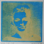 portret 535/408 Agnes Bomers, 25 x 25 cm, gomdruk, 1992