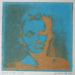 portret 535/409 Agnes Bomers, 25 x 25 cm, gomdruk, 1992