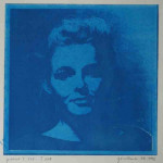 portret 535/508 Agnes Bomers, 25 x 25 cm, gomdruk, 1992