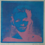 portret 535/545 Agnes Bomers, 25 x 25 cm, gomdruk, 1992
