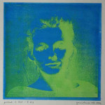 portret 535/617 Agnes Bomers, 25 x 25 cm, gomdruk, 1992