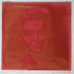 portret 545/339 Agnes Bomers, 25 x 25 cm, gomdruk, 1992