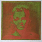 portret 623/339 Agnes Bomers, 25 x 25 cm, gomdruk, 1992