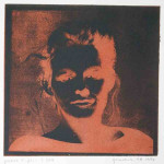 portret 701/339 Agnes Bomers, 25 x 25 cm, gomdruk, 1992