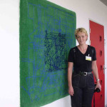 wandtapijt 11 (van 12) 1.40 x 1.40 m ontwerp Agnes Bomers