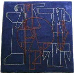 wandtapijt 3 (van 12) 1.40 x 1.40 m ontwerp Agnes Bomers